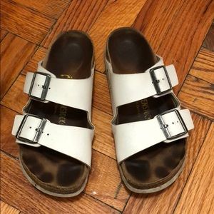 Birkenstock white sandal